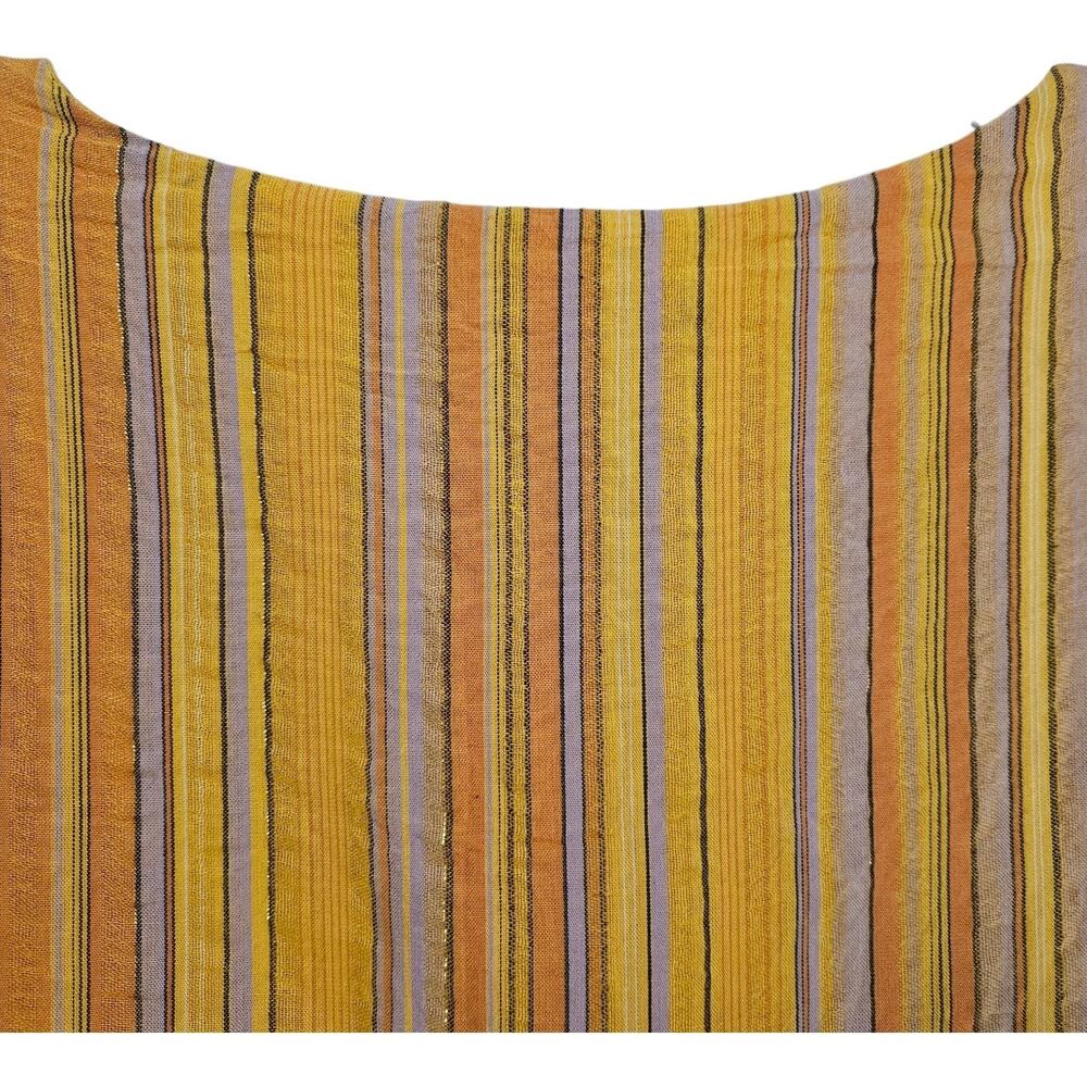 HOUSE OF HARLOW 1960 Revolve L Makena Dress Striped 3/4 Bell Sleeve Drawstring - Picture 10 of 12